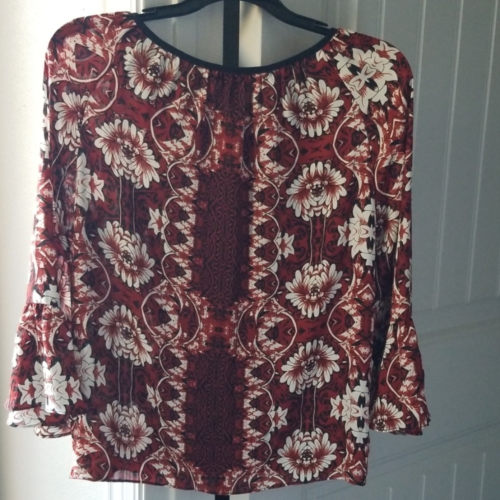 INC Print Top - New - Picture 3 of 6